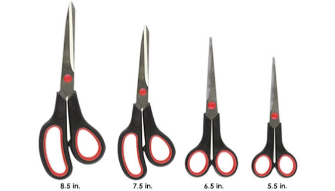 Picture 2 of Home and Office 4-Piece Scissor Set