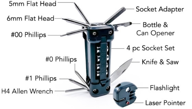 Picture 5 of 16-in-1 Super Multi-Tool with Socket Set