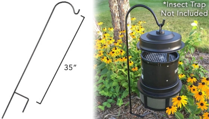 Picture 2 of Adjustable Shepherd's Hook Hanger For Your DynaTrap, Flower Baskets, and More