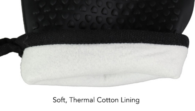 Picture 6 of Cotton Lined Silicone Heat and Cold Resistant Gloves
