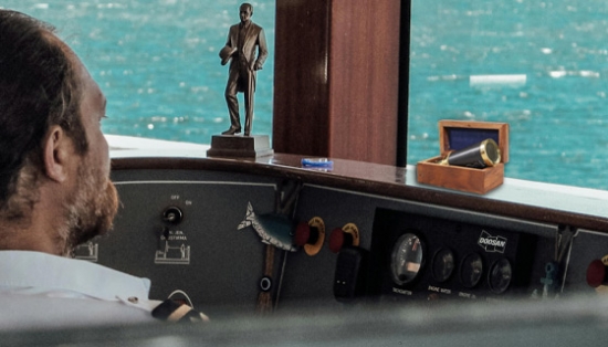 Nautical Brass Spyglass With Wooden Display Box