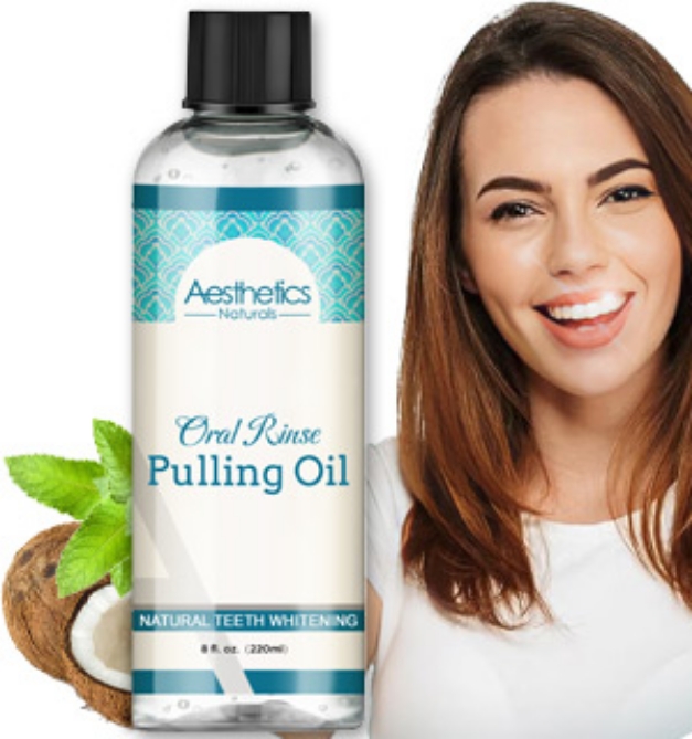 Picture 1 of Oral Rinse Coconut Pulling Oil - with 7 Essential Oils and Vitamins