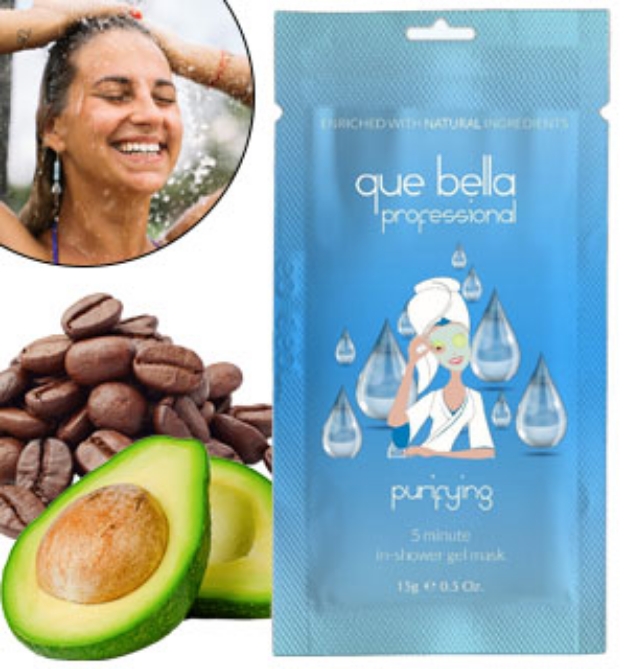 Picture 1 of Que Bella Purifying In-Shower Gel Mask Facial Treatment