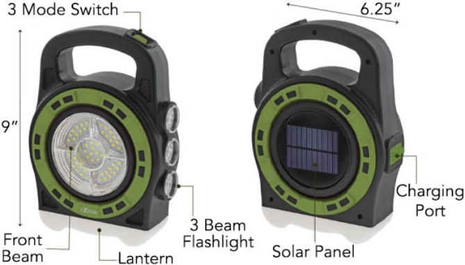 Picture 2 of Solar 3-Way Anywhere Light With Dual Charging