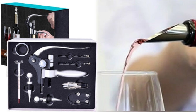 Picture 4 of Mixi Deluxe 9-pc Wine Opener Gift Set