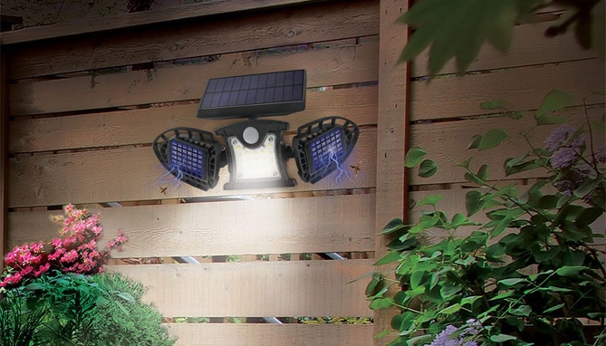 Picture 3 of Solar Bug Zapper Stake Light With Motion And Light Sensors