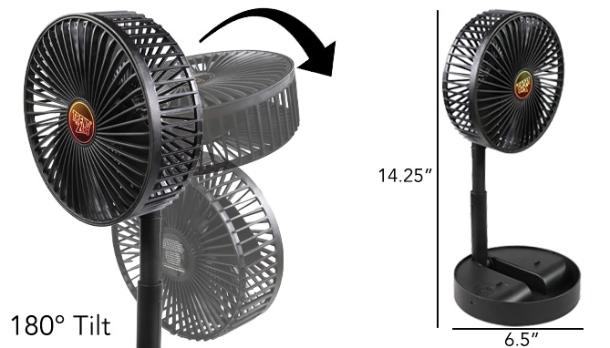 Picture 4 of Rechargeable, Portable Foldable Fan: Use it Anywhere!