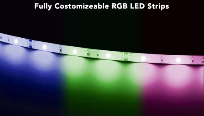 Picture 2 of Colorful LED Strip Lighting Kit with Remote Control
