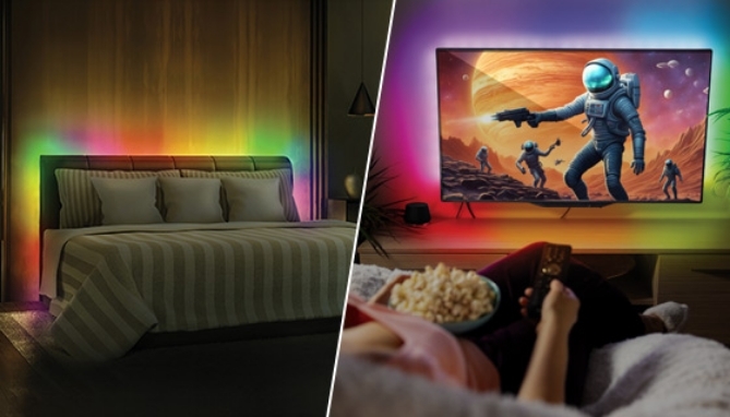 Picture 5 of Colorful LED Strip Lighting Kit with Remote Control