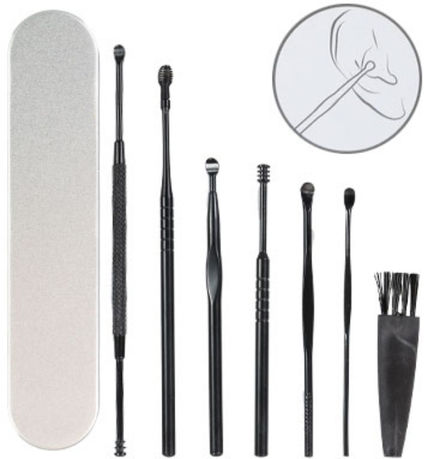 Picture 1 of Deluxe 7-Piece Ear Cleaning Kit by North American Wellness