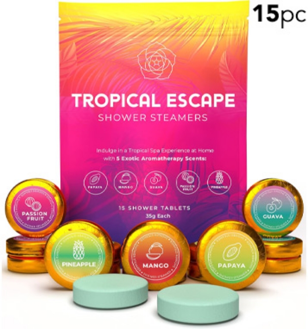 Picture 1 of Aromatherapy Shower Steamers - Tropical Escape