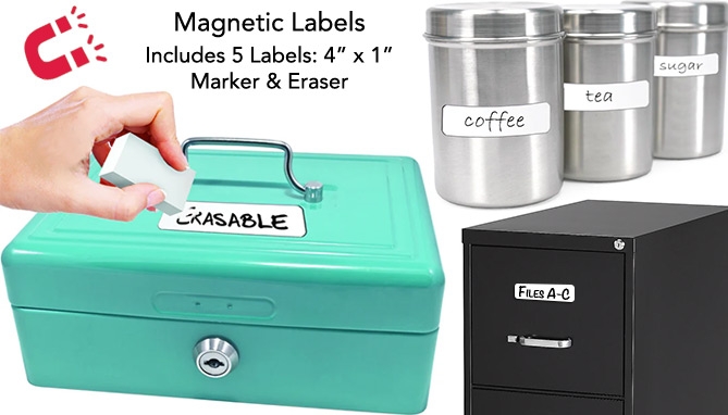 Picture 2 of Erasable Magnet Label Kits