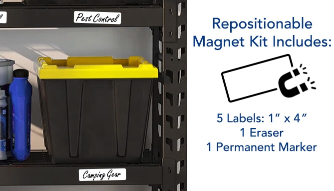 Picture 3 of Erasable Magnet Label Kits