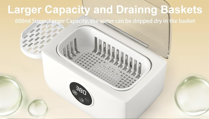 Picture 4 of Professional Style Ultrasonic Jewelry Cleaner