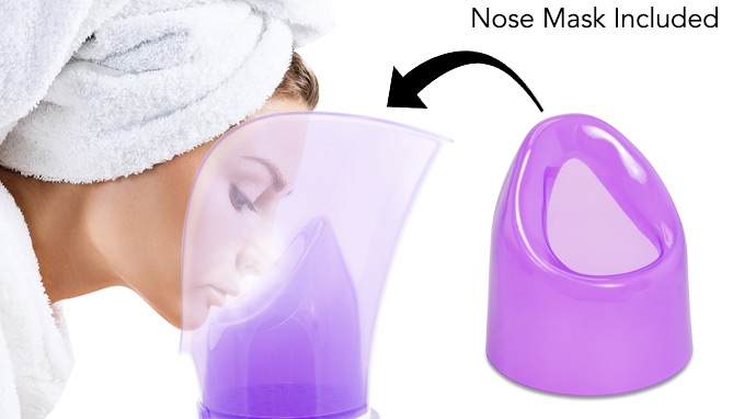 Picture 2 of Deep Cleansing Facial Steamer & Hydrator w/ BONUS Blackhead Extractor Kit