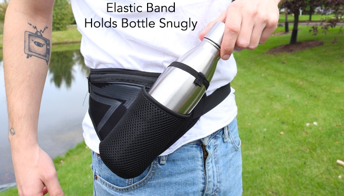 Picture 2 of The Hydro-Pack: Water Bottle Waist Bag