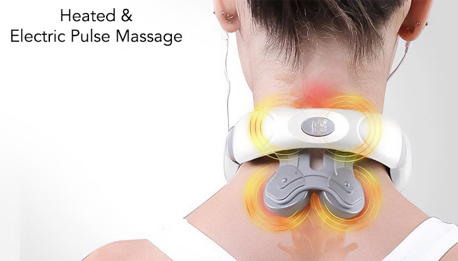 Picture 5 of Smart Neck Massager Kit With Heat And Remote