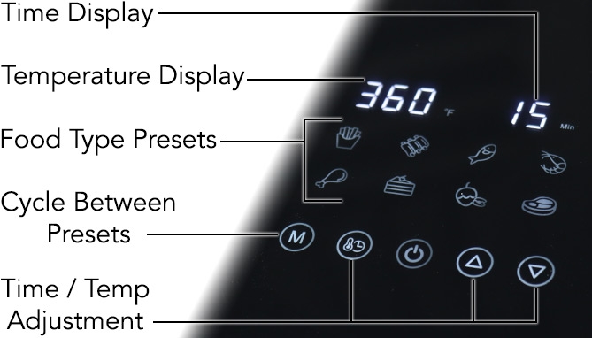 Picture 4 of 4qt Digital Air Fryer with 8 Presets and Dehydrator